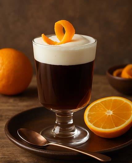 Irish Coffee with Citrus