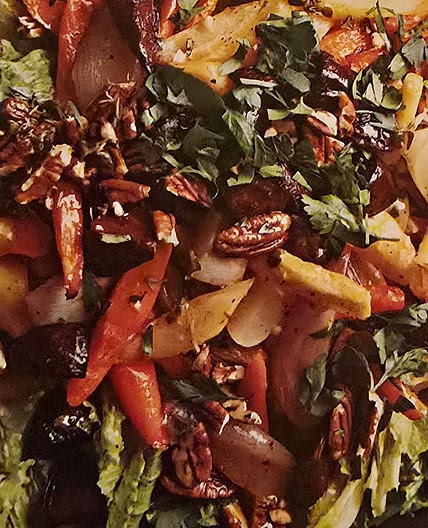 Roasted Roots and Wilted Romaine Salad