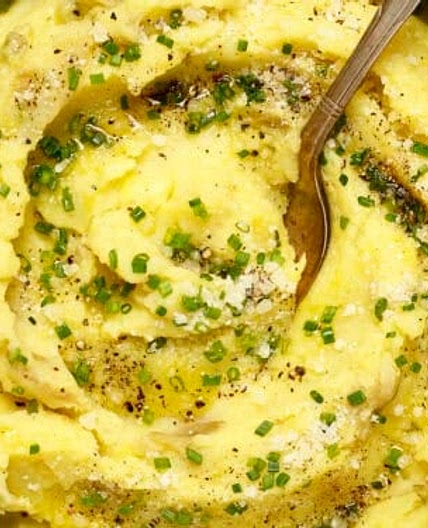 Parmesan Mashed Potatoes with Olive Oil