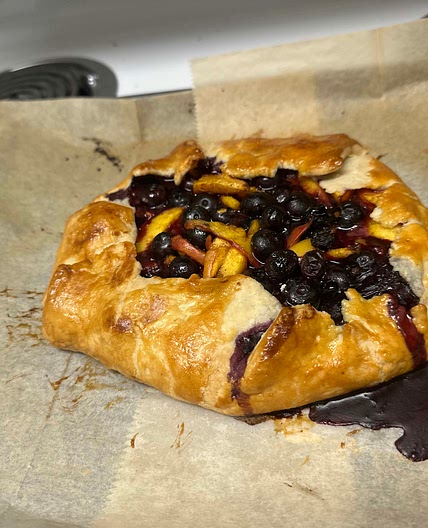 Blueberry and Nectarine Galette