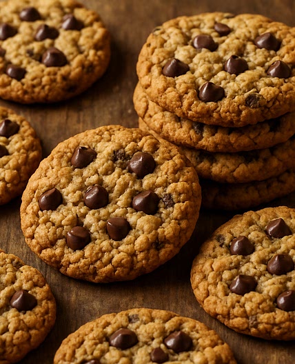 Chocolate Chip Oatmeal Cookies