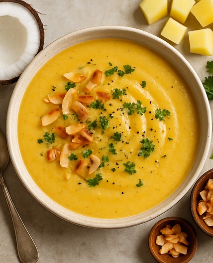 Kartoffel-Kokos-Suppe