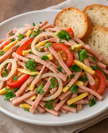 Wurst Käse Salat