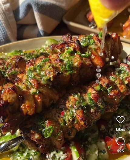 🌿 Tangy Herb Oil with Lemon, Garlic & Aleppo