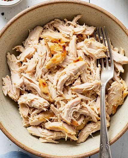 Recette Poulet effiloché à l’air fryer