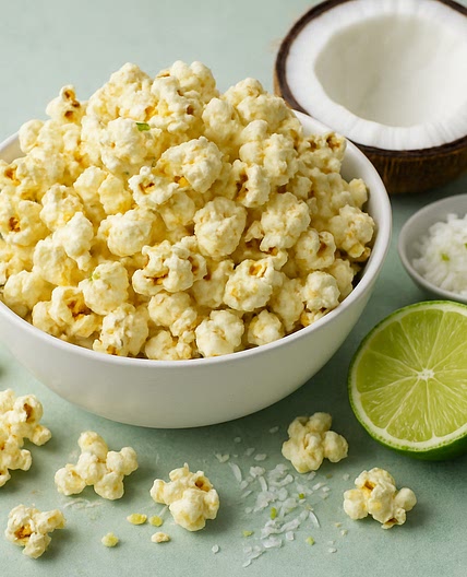 Coconut and Lime Popcorn