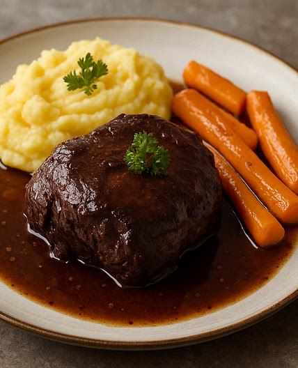 Geschmorte Rinderbacke