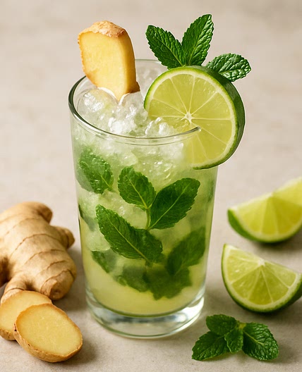 Ingwer-Limette-Mojito
