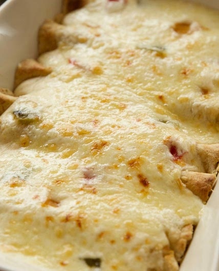 Day After BBQ Enchiladas (use your leftover meat)