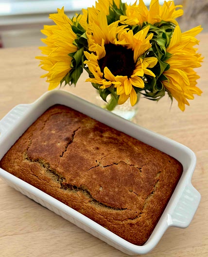 Banana & Pear Buckwheat Sourdough Bread 