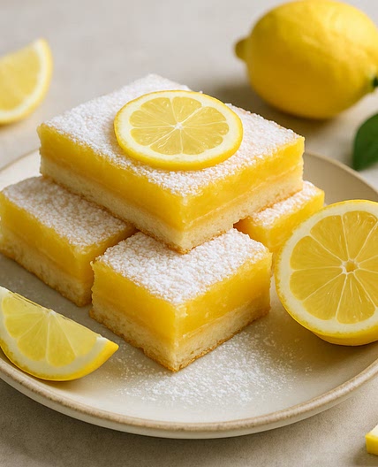 Fruchtige Zitronenschnitten