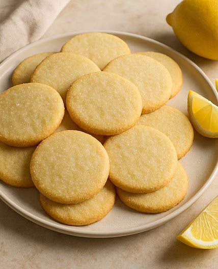 Zitronen Murbeteig Platzchen