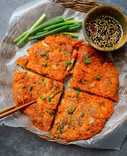 Korean Kimchi Pajeon