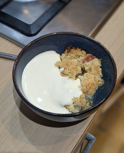 Rhubarb Crumble