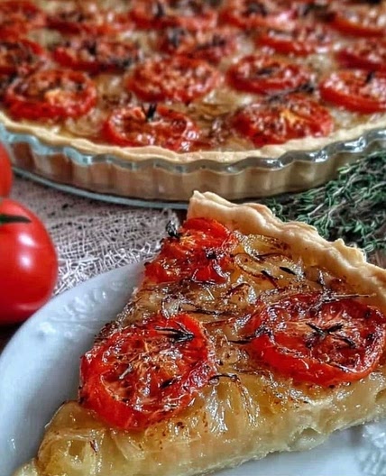 Tarte Provençale aux Tomates