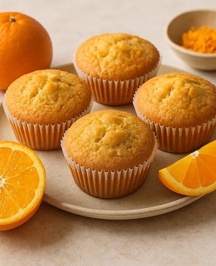 Muffins de laranja