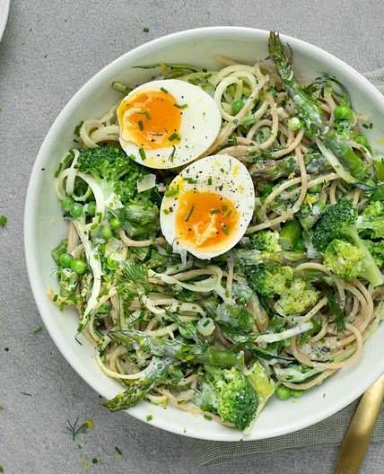 Pasta Primavera with Asparagus and Green Beans