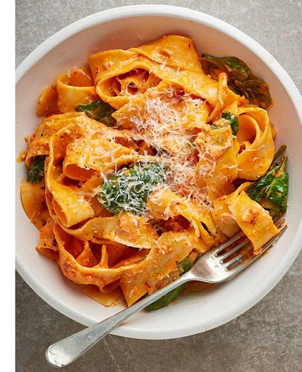Fettuccine with Nduja, Chorizo and Mascarpone