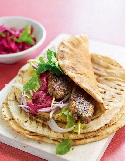 Lamb Wraps with Tzatziki Sauce