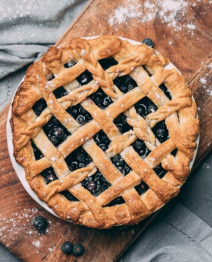 Vegan Blueberry Pie