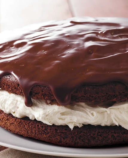 Giant Ganache-Topped Whoopie Pie