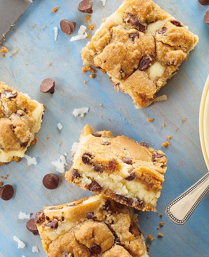 Chocolate Chip Cheesecake Bars