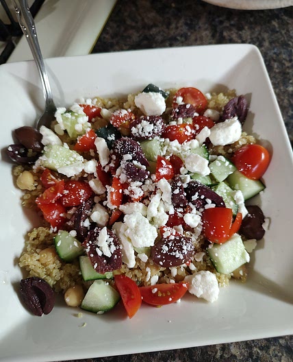 Greek-style Quinoa Bowl