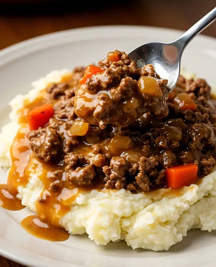 Curry Beef Mince and Mash