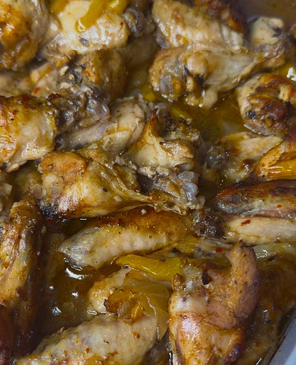 Zesty Italian Baked Wings 