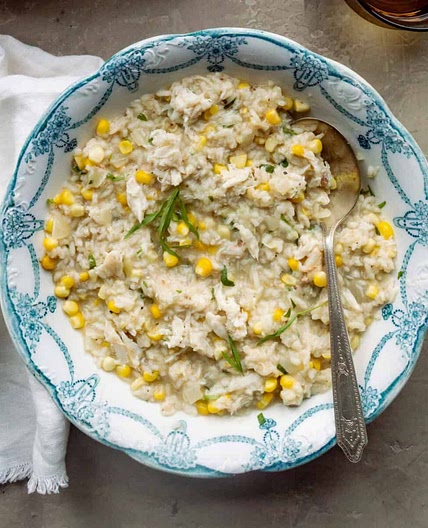 Crab & Corn Risotto