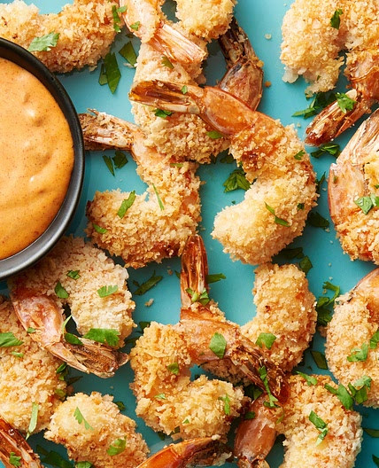 Air Fryer Asian Shrimp with Yum Yum Sauce