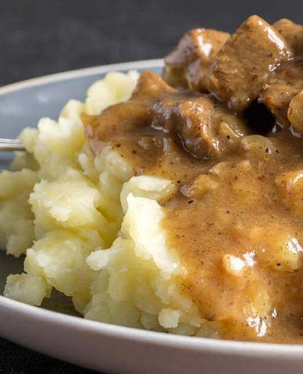 Cubed Venison Gravy