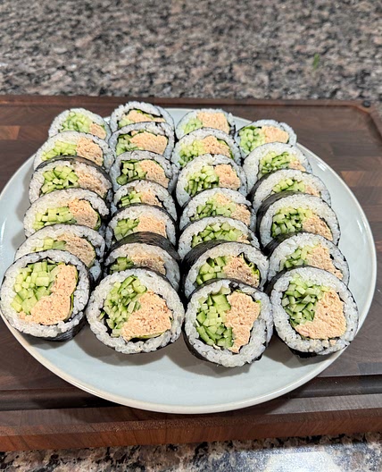 No-Cook Tuna Cucumber Kimbap — Healthy, Refreshing & So Easy 😋