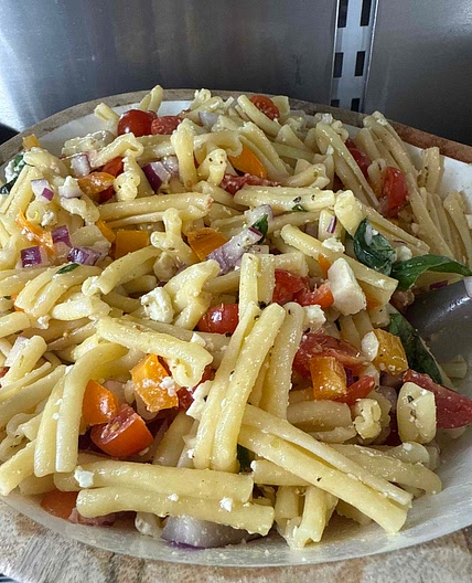 Delaney’s pasta salad