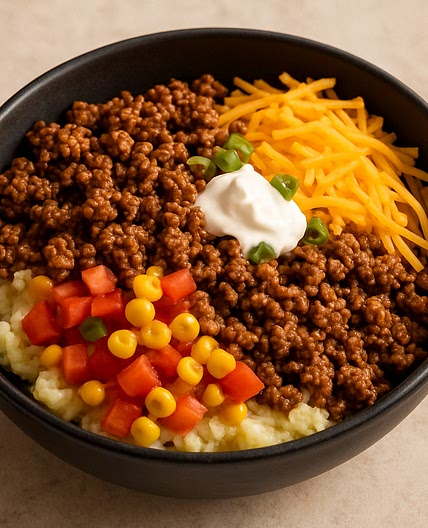 Taco Loaded Potato Bowl