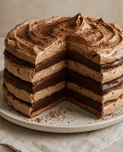 Chocolate Meringue Torte