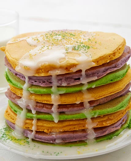 King Cake Pancakes