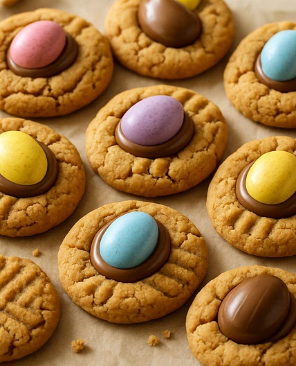 Peanut Butter Egg 'Cookies'