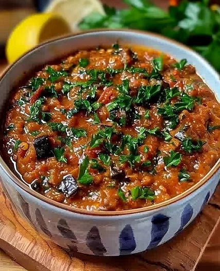 Le Caviar d'Aubergine Marocain qui va Ensorceler vos Papilles