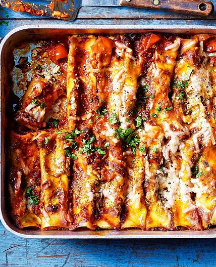 Cannelloni with Ricotta and Spinach