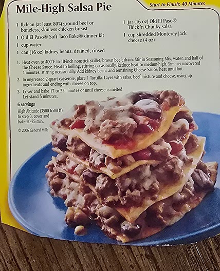 Mile-High Salsa Pie