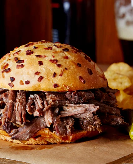 Slow-Cooker Hot Beef Sandwiches Au Jus