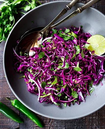 Mexican Slaw with Cilantro and Lime