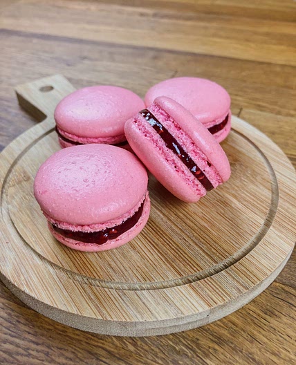 Macaron à la framboise