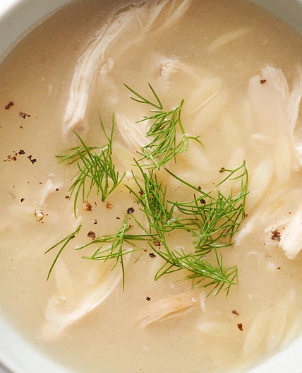 Lemon Chicken Orzo Soup