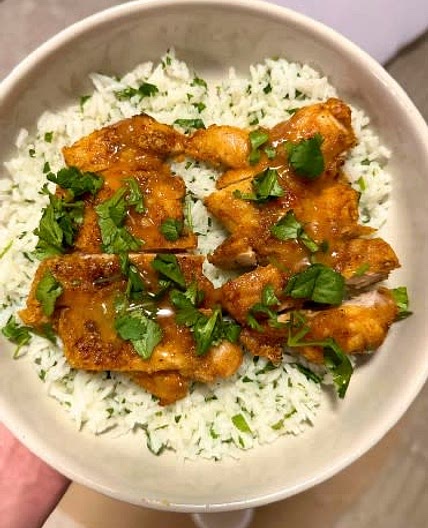 ~Honey Habanero Chicken & Rice
