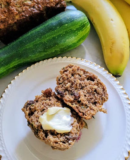 Zucchini Banana Loaf and Muffins