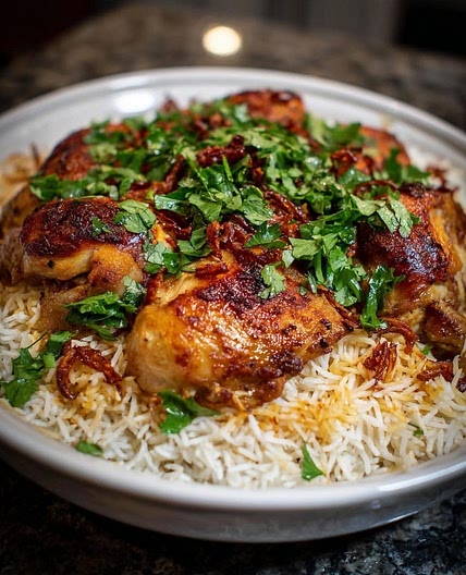 Poulet Perse aux Épices et Safran