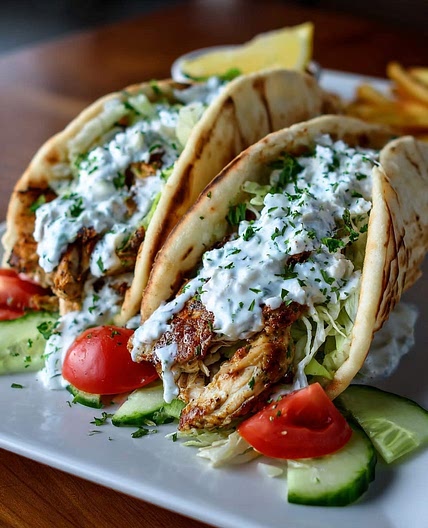 Gyros Méditerranéens au Poulet