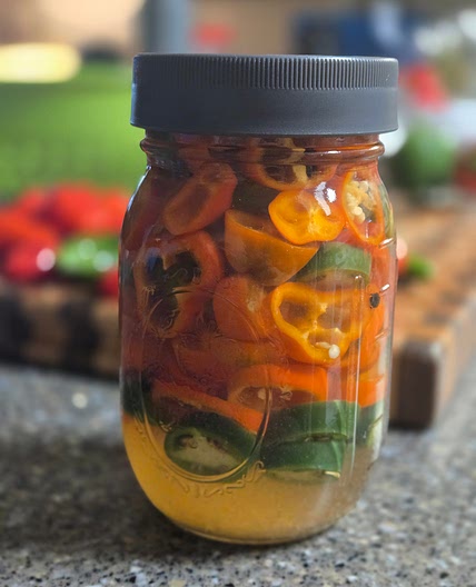 Pickled Lunchbox Peppers